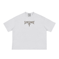 By his wounds loose boxy tee