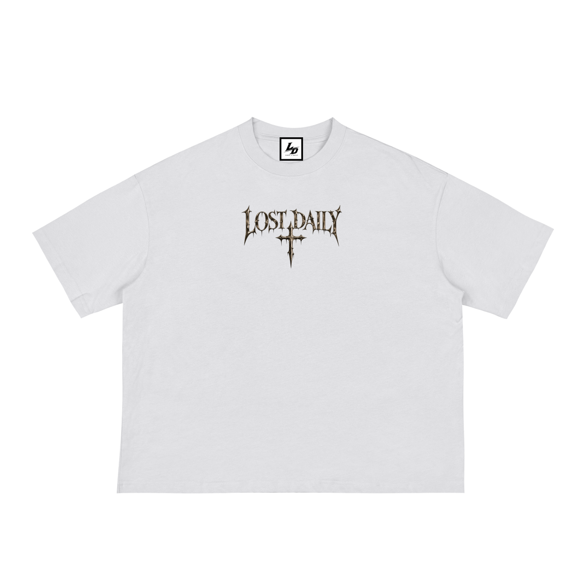 By his wounds loose boxy tee