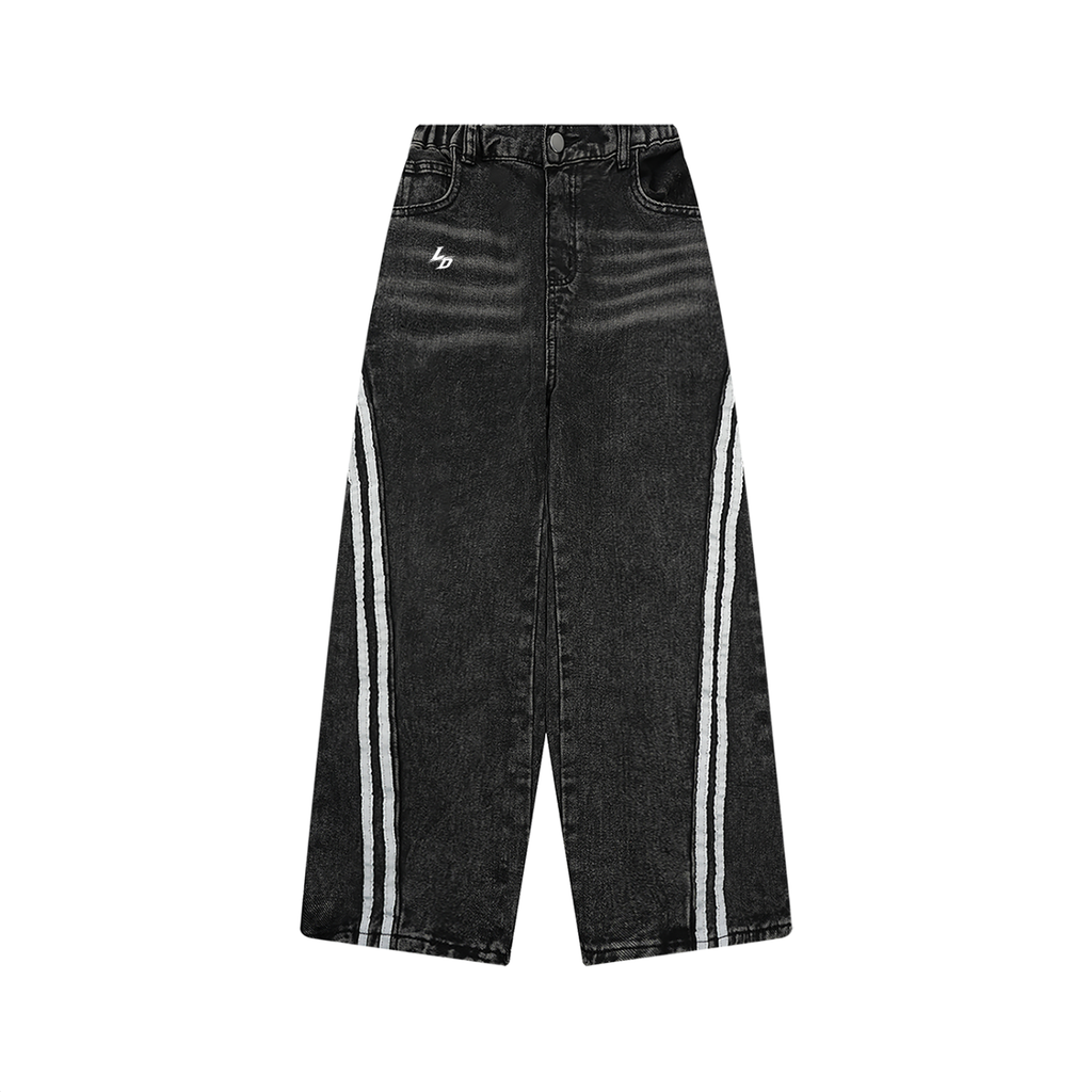 Kid’s Vintage Wash Side Stripe Jeans