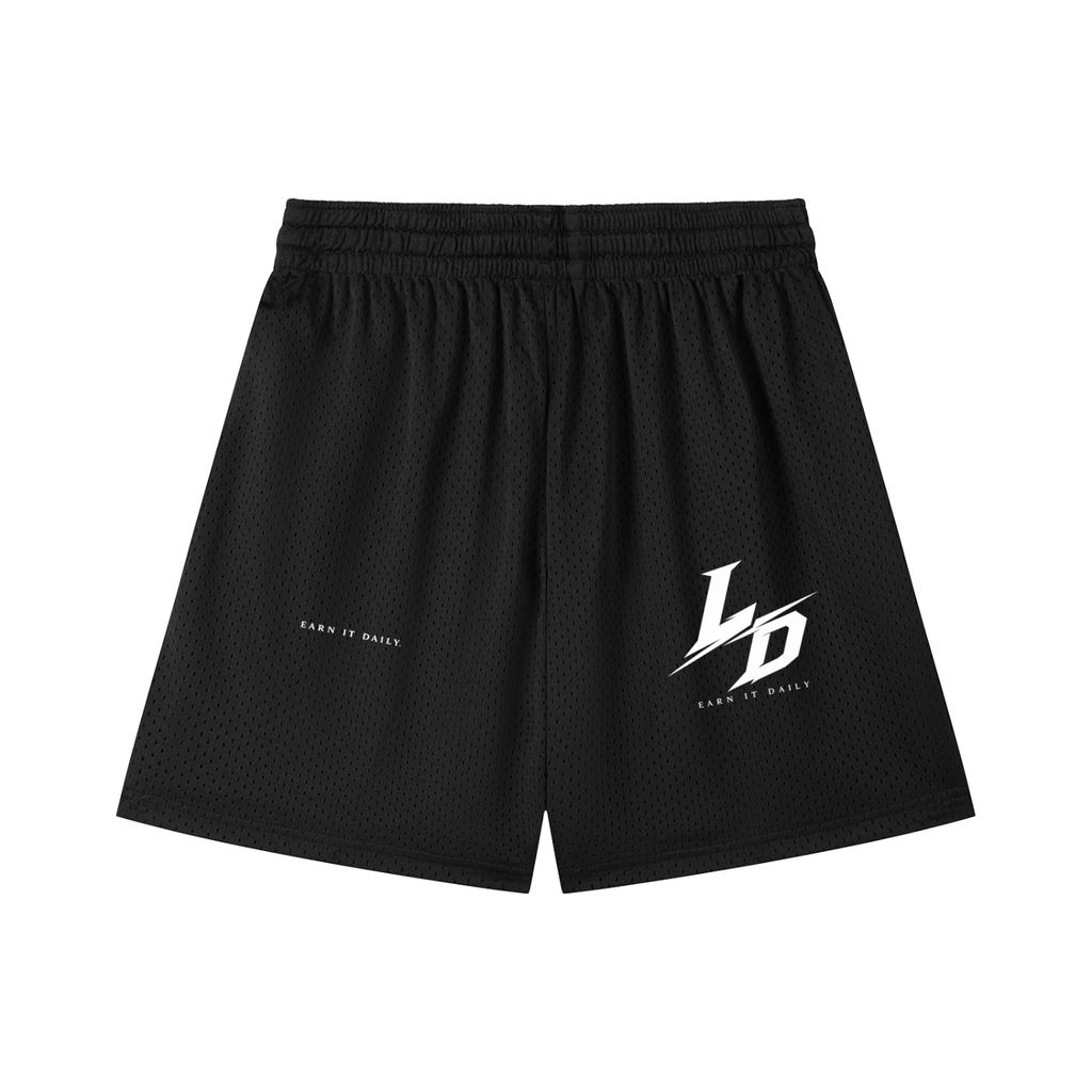 Mesh Drawstring Shorts