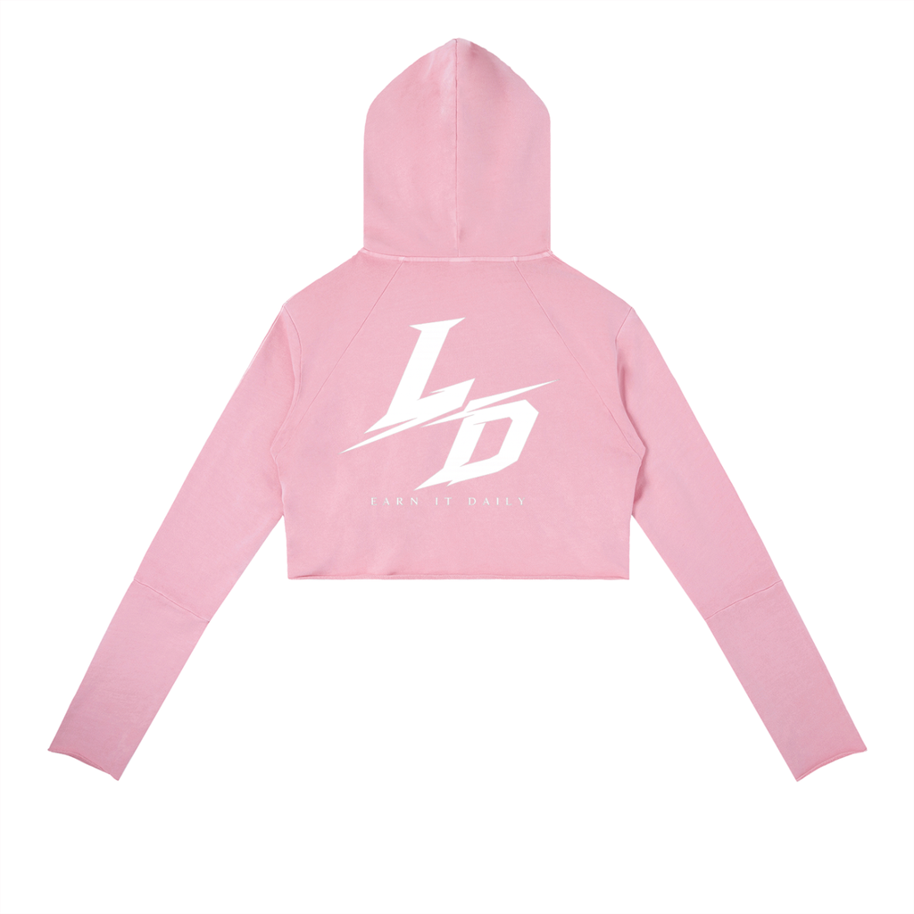 Vintage Washed Raw Edge Hoodie