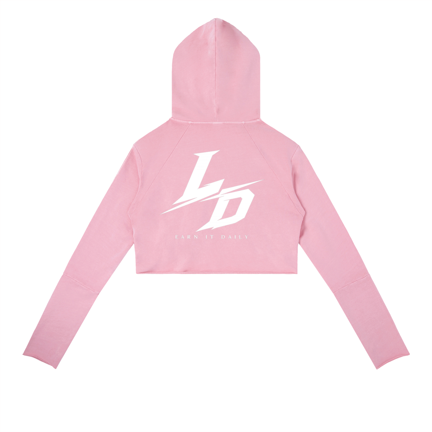 Vintage Washed Raw Edge Hoodie